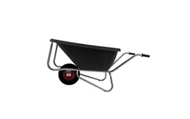 Growi Schubkarre Compact Big Ben - 180 l - schwarz