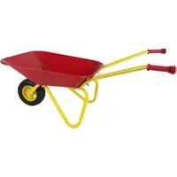 Metallschubkarre/Kinderschubkarre - rot/gelb
