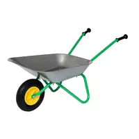Metallschubkarre/Kinderschubkarre - grünes Gestell