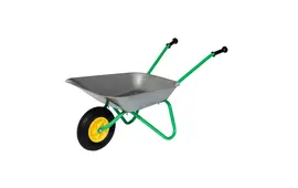 Metallschubkarre/Kinderschubkarre - grünes Gestell