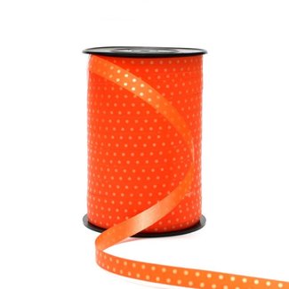 Krullint Dots Mat Oranje