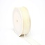 Organza Lint Wired Creme