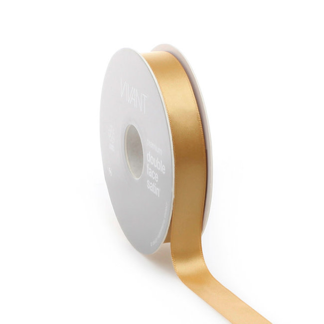 Satijnlint Single Face Goud
