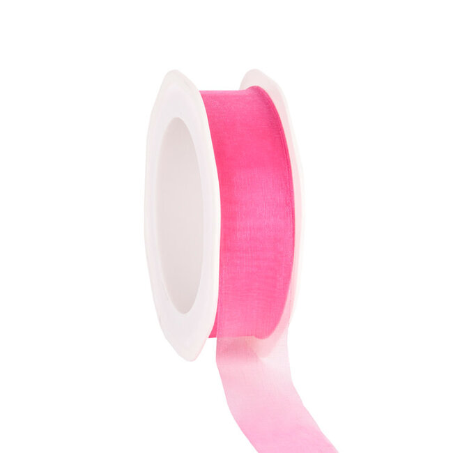 Organza Lint Voile Roze