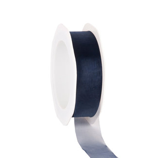 Organza Lint Voile Donkerblauw Organza Lint Voile Donkerblauw