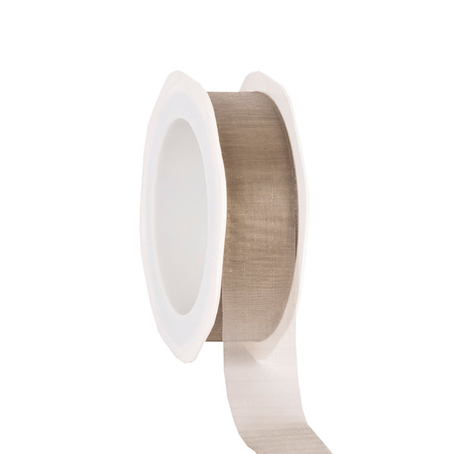 Organza Lint Voile Taupe