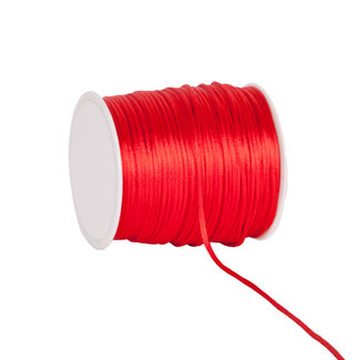 Koord Silk Rood