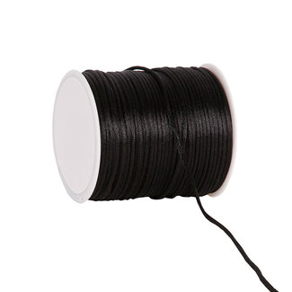 Koord Silk Zwart