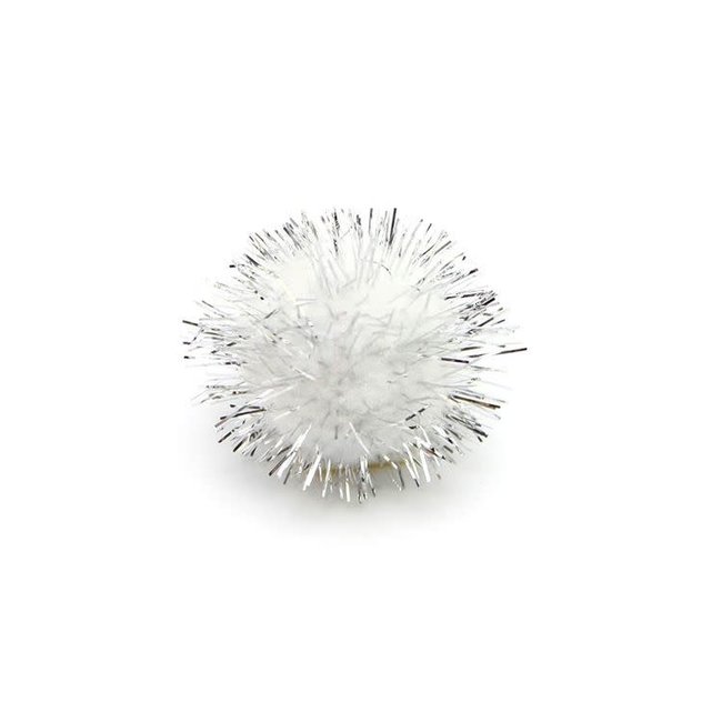 Micro Pompon Zilver