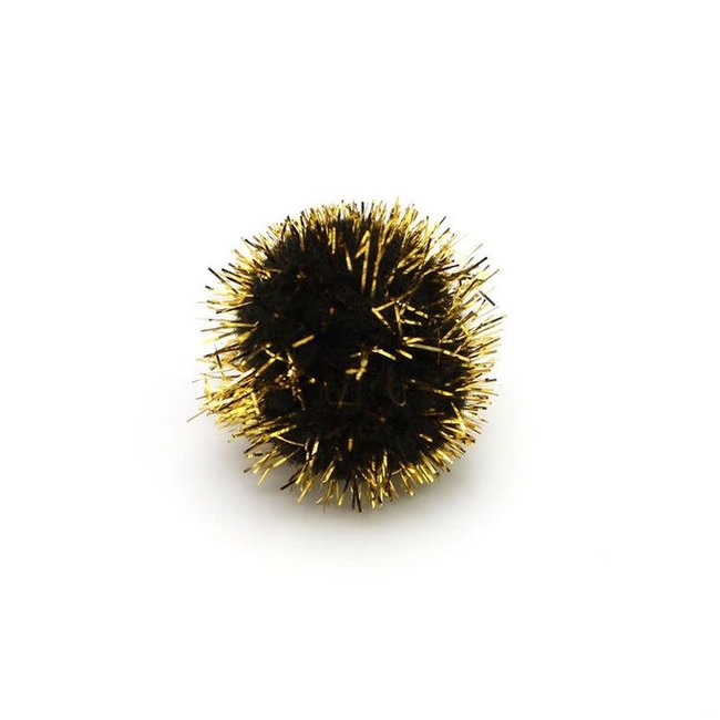 Micro Pompon Zwart