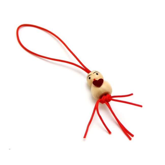Gelukspoppetjes Hartjes Rood