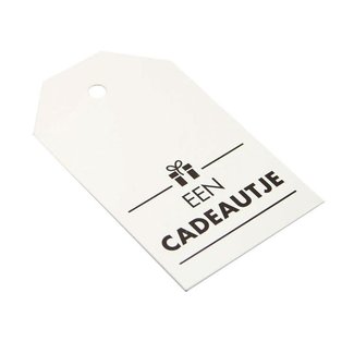 Kadokaartjes Cadeautje Wit
