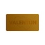 Cadeaustickers Valentijn Rechthoek Goud