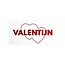 Cadeaustickers Valentijn Rechthoek Wit