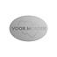 Cadeaustickers Voor Moeder Ovaal Zilver