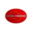 Cadeaustickers Voor Moeder Ovaal Rood