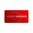 Cadeaustickers Voor Moeder Rechthoek Rood