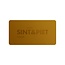 Cadeaustickers Sint & Piet Rechthoek Goud
