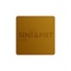 Cadeaustickers Sint & Piet Vierkant Goud