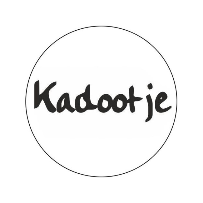 Cadeaustickers Old School Kadootje