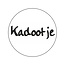 Cadeaustickers Old School Kadootje