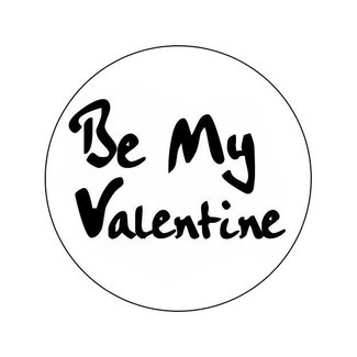 Cadeaustickers Old School Be My Valentine