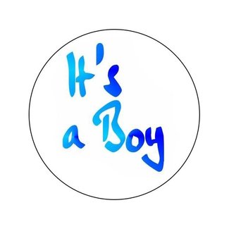 Cadeaustickers Old School H's A Boy