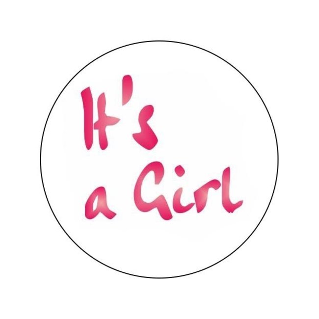 Cadeaustickers Old School H's A Girl