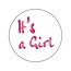 Cadeaustickers Old School H's A Girl