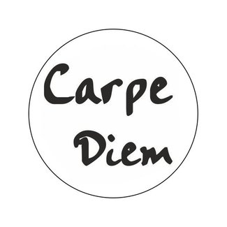 Cadeaustickers Old School Carpe Diem