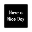 Cadeaustickers Schoolbord Have a Nice Day
