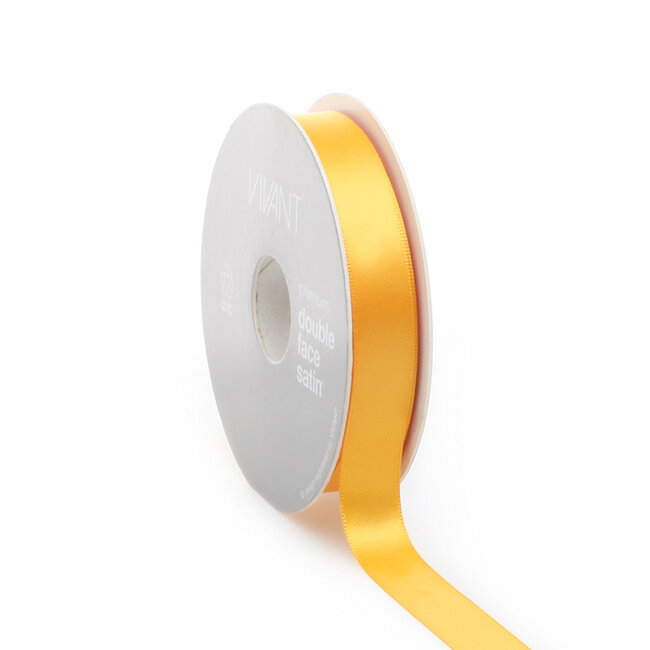 Satijnlint Single Face Lichtgeel