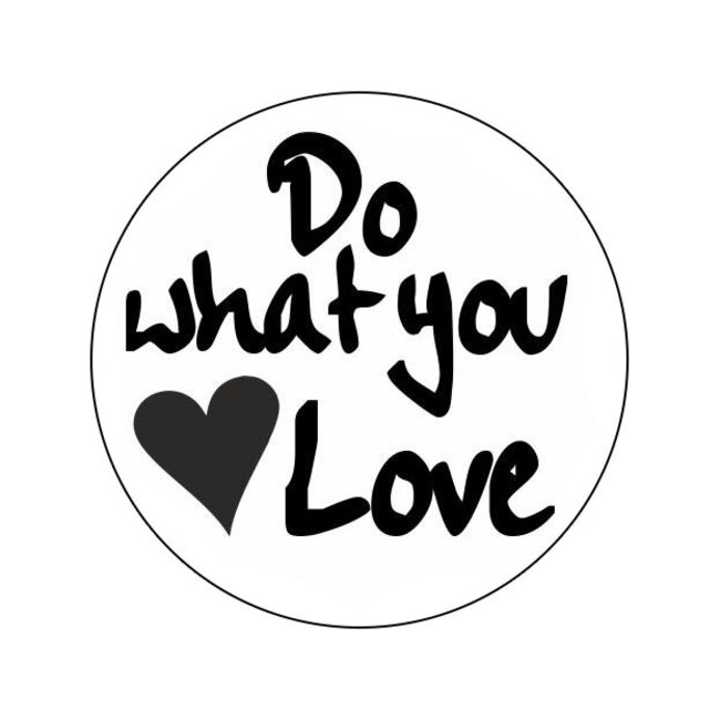 Cadeaustickers Old School Do What Love