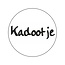 Cadeaustickers Old School Kadootje
