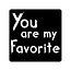 Cadeaustickers Schoolbord You Are My Favorite