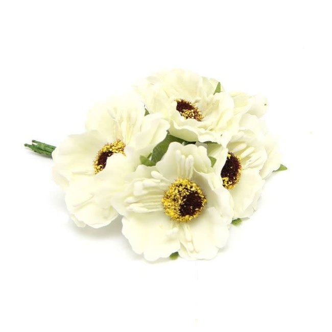 Bloemen Op Stok Creme