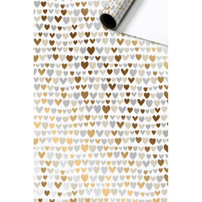 Consumentenrollen Cadeaupapier Nicoletto Zilver