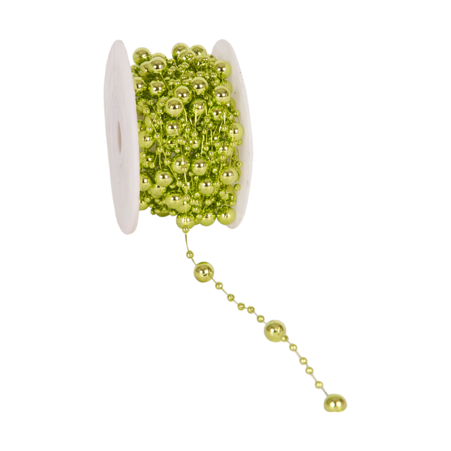 Kralen Koord Metallic Groen