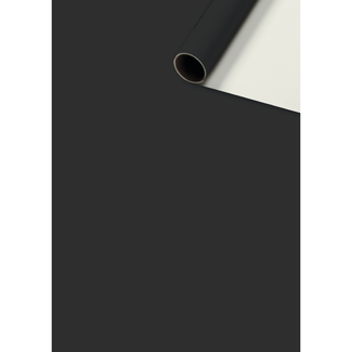 Consumentenrollen Cadeaupapier Uni Plain Zwart