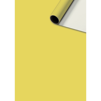 Consumentenrollen Cadeaupapier Uni Plain Geel