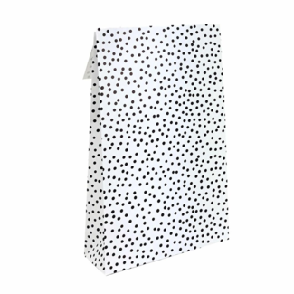 Cadeauzakjes Giftbag Confetti Dot Zwart