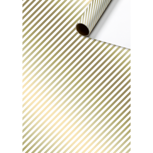 Consumentenrollen Cadeaupapier Stribe Goud