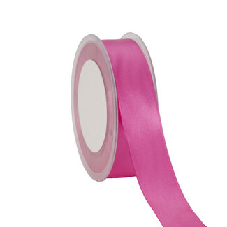 Satijnlint Double Face Fuchsia Satijnlint Double Face Fuchsia