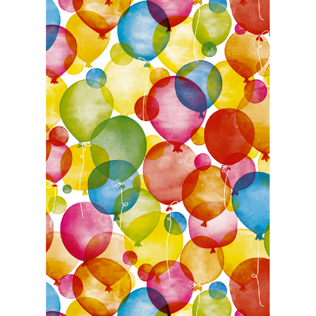 Cadeaupapier Watercolor Baloons