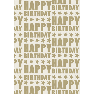 Cadeaupapier Happy Birthday