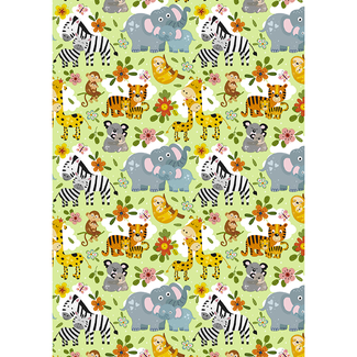 Cadeaupapier Kids Animals Cadeaupapier Kids Animals
