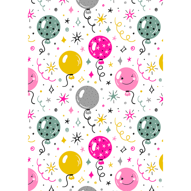 Cadeaupapier Balloonparty Multi