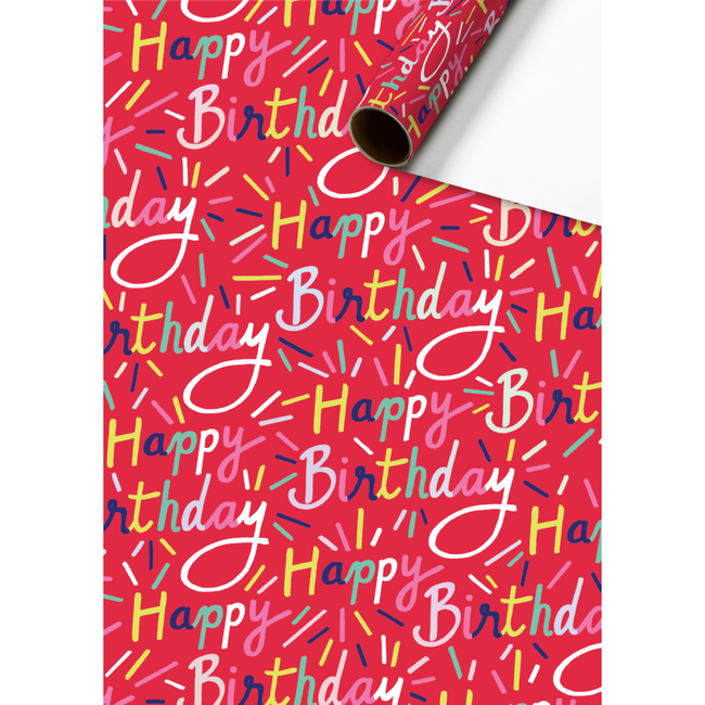 Consumentenrollen Cadeaupapier Immo Rood