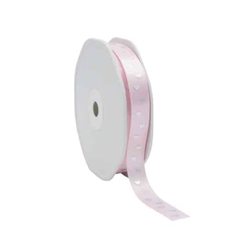 Satijnlint Sweet Hearts Lichtrose Satijnlint Sweet Hearts Lichtrose