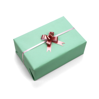 Cadeaupapier Kraft Mint